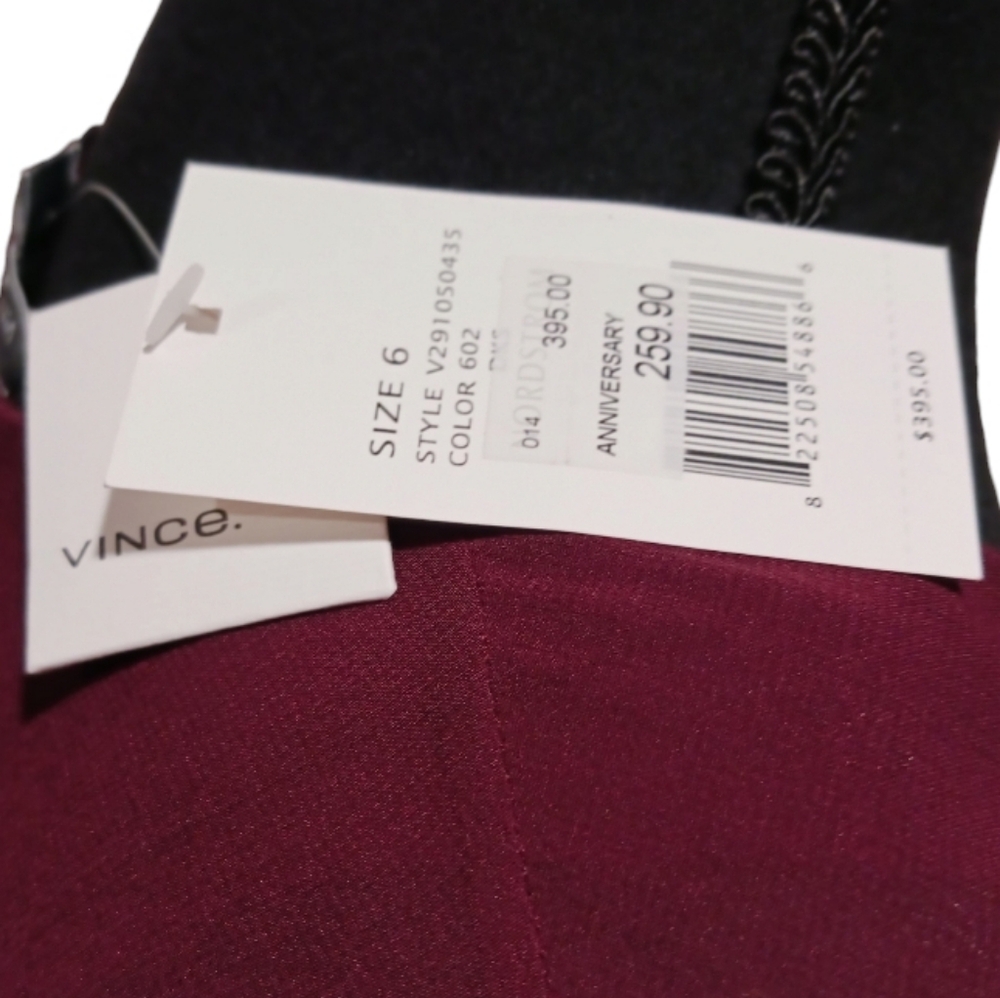 VINCE Silk Double Layer Shirtdress - Picture 9 of 14